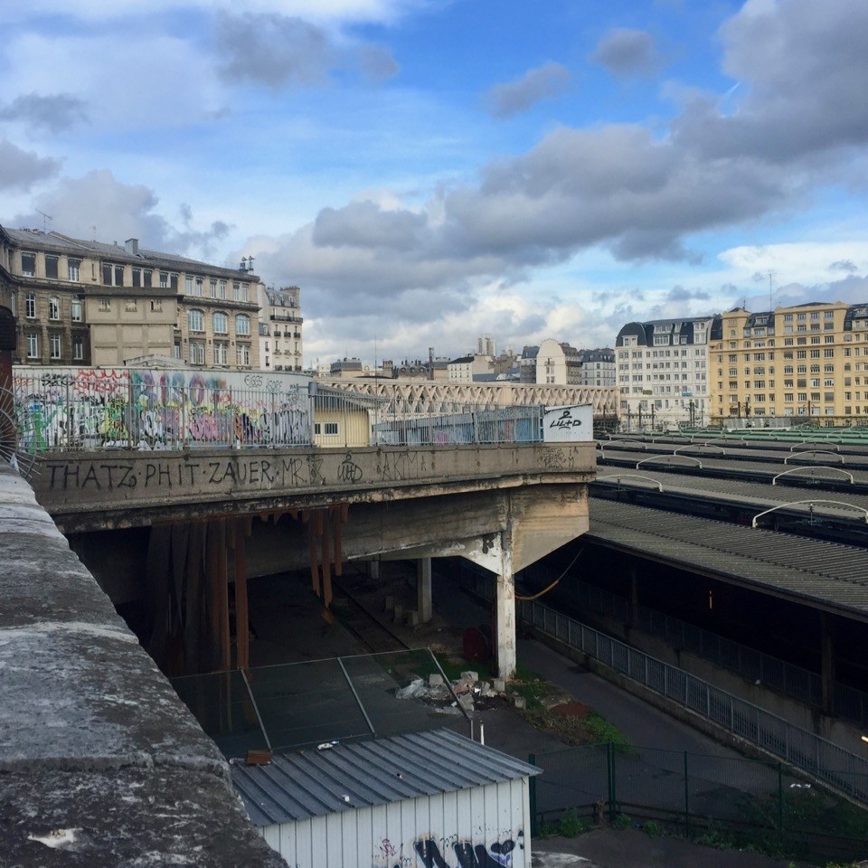 Behind the Gare du Nord