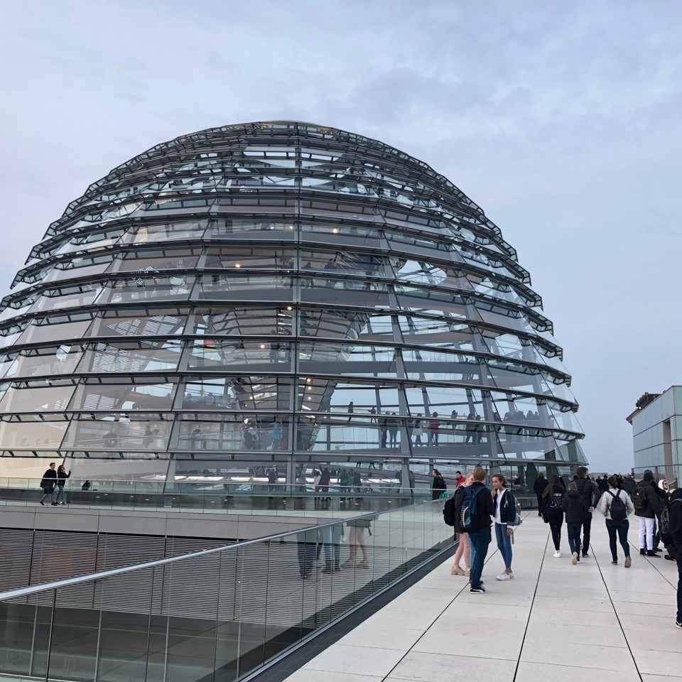 Roof of the Reichstag parliement building
