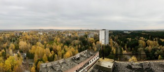 On top of 16 story apartment block